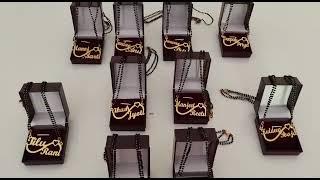 #customized #mangalsutra #couple #names #pendant