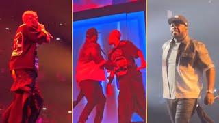 Chris Brown Brings Out 50 Cent On The Stage In Manchester UK And Celebrating Fifty’s Birthday