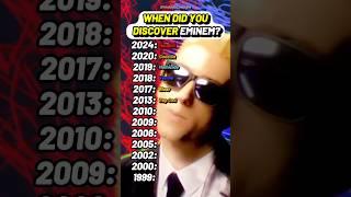 When did you discover Eminem? #eminem #slimshady #marshallmathers #withoutme