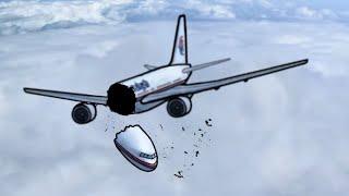 Malaysia Airlines Flight 17 2D Crash Animation