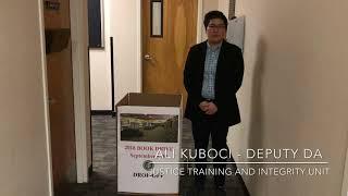 Deputy DA Ali Kubochi on heading up the District Attorney Office’s employee book drive