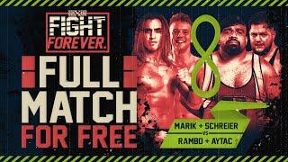 Anil Marik & Nick Schreier vs Rambo & Aytac - wXw Fight Forever - FULL MATCH FOR FREE