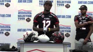 Cameron Burrows and Mike McCray Receive Their Jersey to the 2013 Under Armour All-American Game.m4v