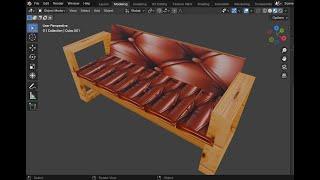 Tutorial basic 3D blender pemula | membuat bangku