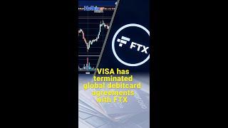 #visa has terminated global debit card agreements with #ftx  #ytshorts #kalkinemedia