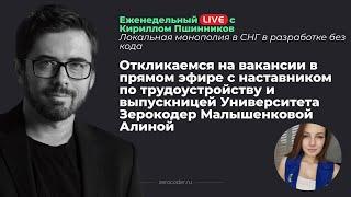 Откликаемся на вакансии в прямом эфире [LIVE с наставником по трудоустройству]