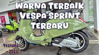 Banyak Bonus Awal Tahun ️ VESPA SPRINT GREEN TENACE 2025