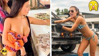 TOTAL IDIOTS AT WORK Caught On Camera | Fails Of The Week | Instant Regret Fails Compilation #65