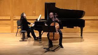 Sandro Sidamonidze, cello:  Sonata for Cello and Piano No. 2 in G Minor, Op. 5 (Beethoven) - SUNY-SB