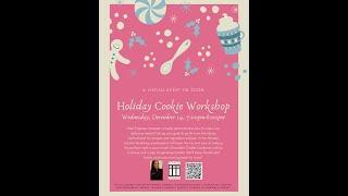 Holiday Cookie Workshop (virtual)