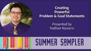 Creating Powerful Problem & Goal Statements