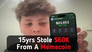 How A 15 Year Made $60,000 Rugging a Meme coin