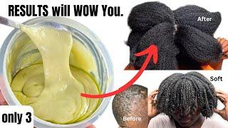 NEVER JOKE WITH THESE 3 INGREDIENTS IF YOU WANT TO GROW LONGER FULLER HAIR FAST.