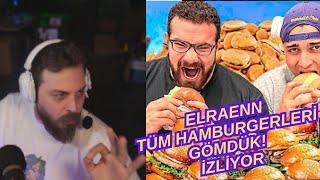 Elraenn | Tuna Tavus Burger King'deki TÜM HAMBURGERLERİ GÖMDÜK! İzliyor! Goril Faruk TEPKİ #elraenn