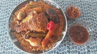 Riz (tieb ) rouge au poisson