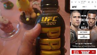 Prime UFC 300 Hydration Drink Review