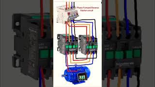 Forward and Reverse Starter power circuit diagram