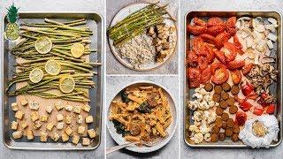 Easy Vegan Sheet Pan Dinner Recipes (Gluten and Oil-Free)