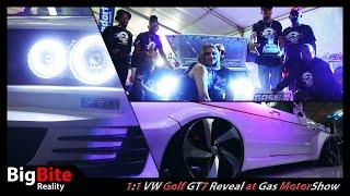 1:1 VW Golf GT7 Reveal at MotorShow - BigBite Reality season 3 finale #mrbigbite