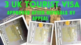 3 UK tourist visa approved after refusals by Appeal I UK tourist visa I PAP I Pre Action Protocol