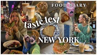 FOOD DIARY & taste test in NEW YORK - Trader Joe's Haul, Bagel & Donut testing, Wholefoods & mehr