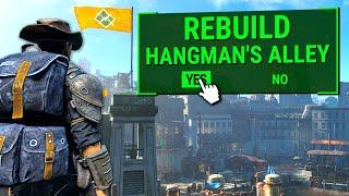 Rebuilding Hangman's Alley In Fallout 4 Survival Mode