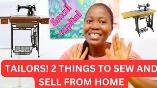 TWO PRODUCTS TO SEW AND SELL FROM HOME AS A TAILOR/YOU WILL MAKE MONEY