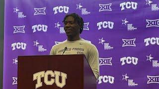 TCU WR Jordan Hudson talks performance in win over Tarleton