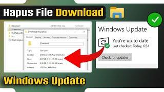 Cara Menghapus File Download Windows Update di Windows 10/11