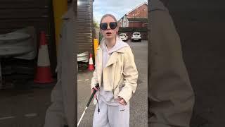 Blind girl goes for walk #shorts