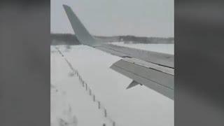 ЮТэйр. Пристегните ремни, жесткая посадка Boeing-737 Utair в г.Усинск в день гражданской авиации!