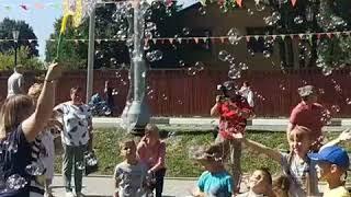 В Хотьково шоу мыльных пузырей