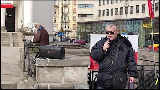 20240320 1405 Protest rolników wsparcie  sIerżant Sławomir Wilczyński