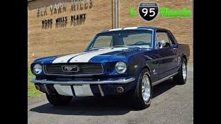 Everything you need to know about this 289 powered 1966 Ford Mustang at I-95 Muscle