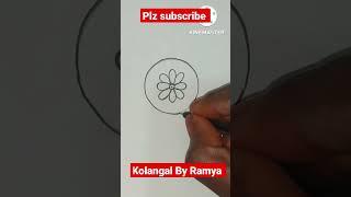 5×3 daily use dot kolam/simple kolam/Easy kolam/Beautiful rangoli/latest rangoli/muggulu #shorts