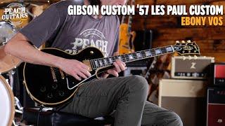 No Talking...Just Tones | Gibson Custom '57 Les Paul Custom Ebony VOS
