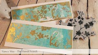 Penny Black Cherry Blossoms on Gelprint #hi