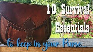 10 Survival Essential to Keep in your purse ~ Preparedness