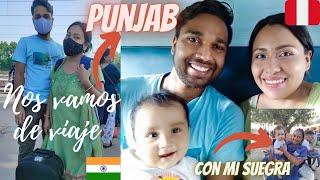 VIAJE FAMILIAR A PUNJAB EN TREN  ~ vamos con mi suegra y cuñada