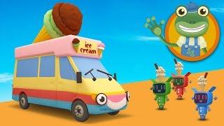 Vicky The Ice Cream Truck Visits Gecko's Garage | Toddler Fun Learning