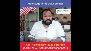 Free #StudyintheUSA Seminar | #shorts #freeseminar #usa #scholarships  #courses #yt #hyderabad