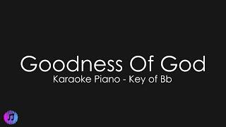 Goodness Of God - Jenn Johnson | Piano Karaoke [Key of Bb]