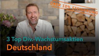 3 Top Dividendenwachstumsaktien Deutschland