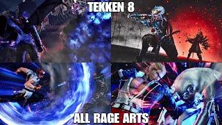 Tekken 8 - All Rage Arts 4K