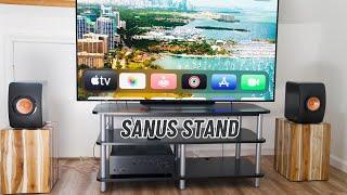 Sanus AFV48B Review - Deep TV Stand for large AV Receiver