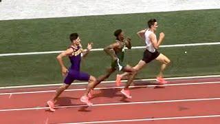 Hobbs Kessler vs. Miles Brown & Titus Bretzke - Boys 800m - 2021 D1 Michigan State Championships