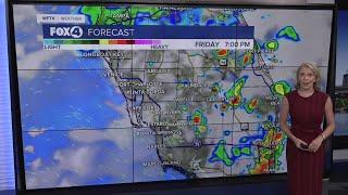 Mainly Inland Storms Expected Saturday