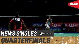 YONEX All England Open 2022 | Chou Tien Chen (TPE) [4] vs Jonatan Christie (INA) [7] | Quarterfinals