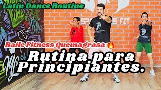 Cardio Dance sin saltos  | Rutina de Baile Fitness para principiantes | Latín Dance Routine 