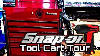 My Buddy's FULLY LOADED Snap-On Toolbox Tour! | 40" 6-Drawer Roll Cart